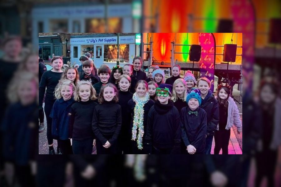 Glebe House School Prep choir were excited to take centre stage at this year's Hunstanton Christmas Festival on Sunday...